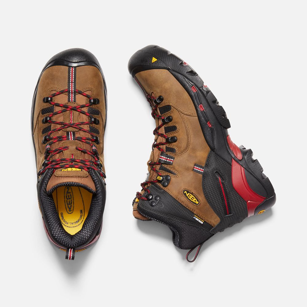 Keen Trekking Bot Erkek Kahverengi/Siyah - Csa Hamilton Waterproof (Carbon-Fiber Toe) - Türkiye VHOM